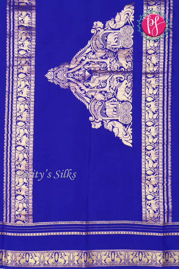 Pure Mysore Crepe Silk Saree -PF77416