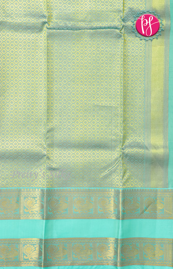 Half Pure Kanchipuram Silk Saree-PF18801