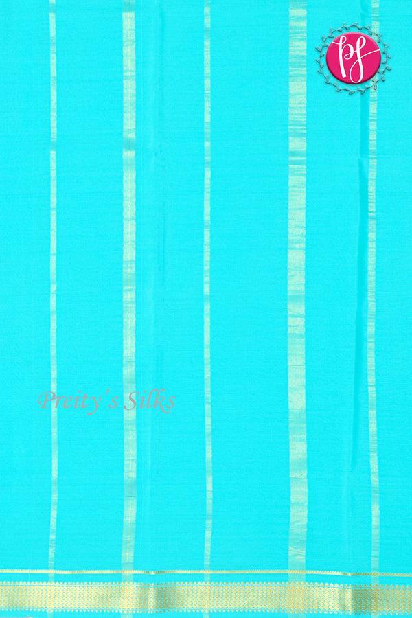 Pure Mysore Crepe Silk Saree -PF80461