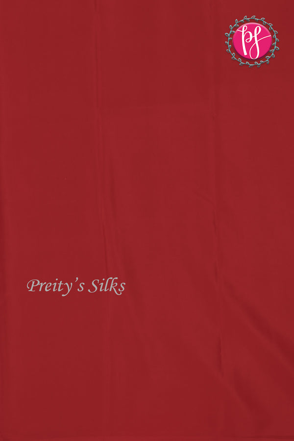 Pure Mysore Crepe Silk Saree Borderless -PF79582