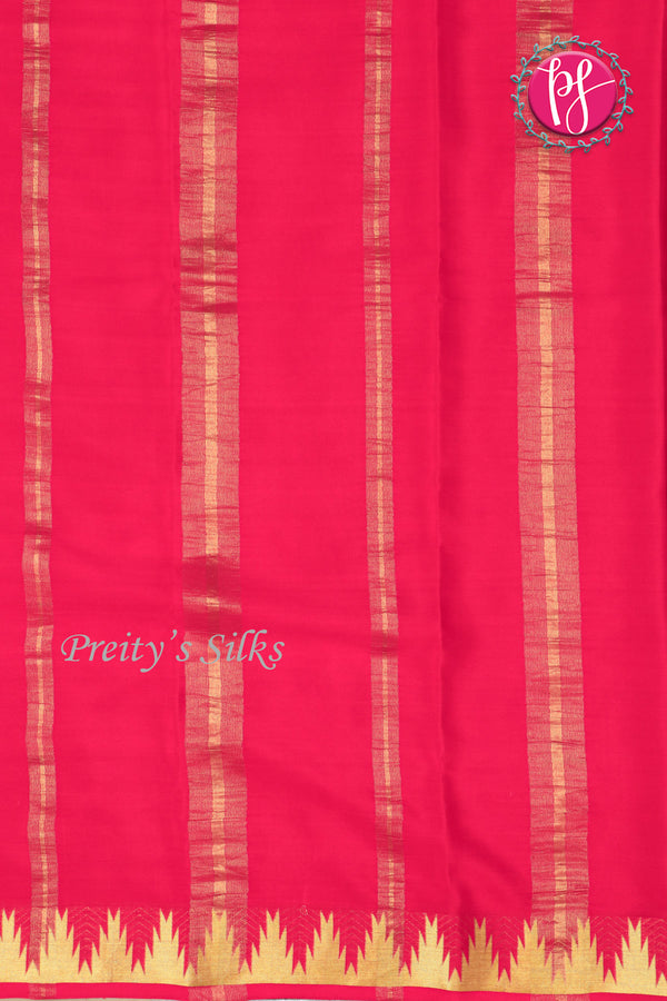 Pure Mysore Crepe Silk Saree -PF77457