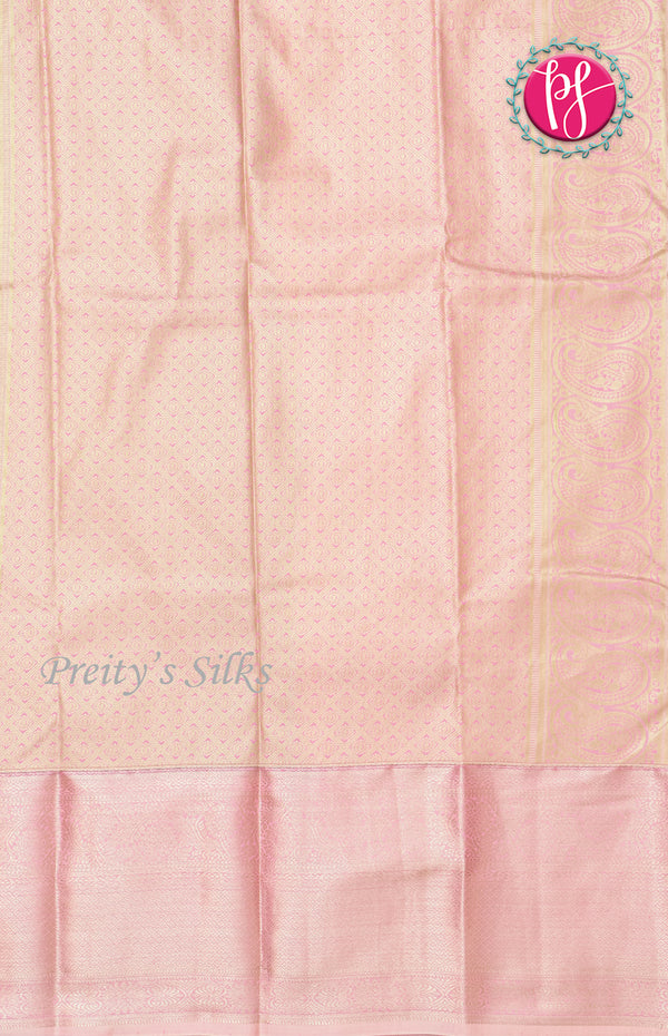 Half Pure Kanchipuram Silk Saree-PF60510