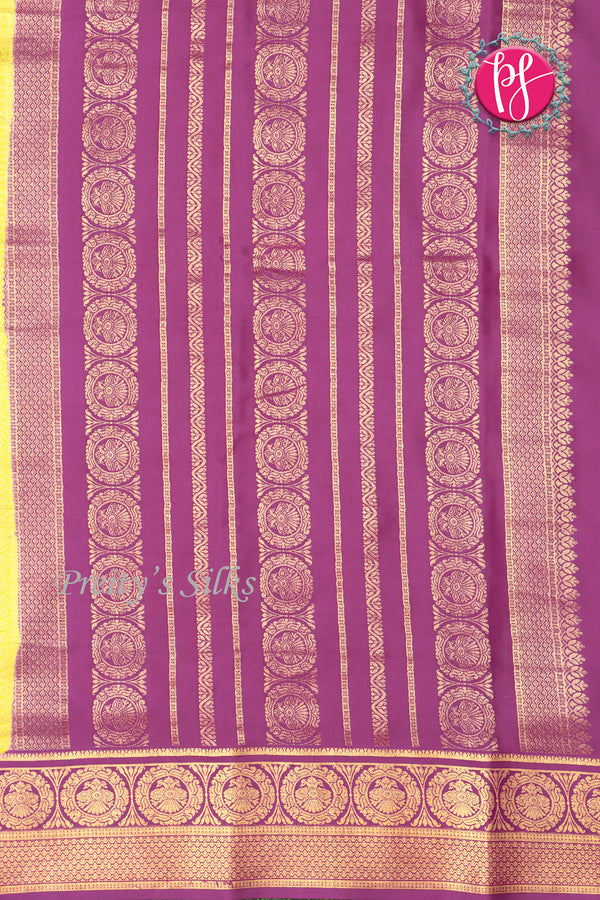 Pure Mysore Crepe Silk Saree-PF77382