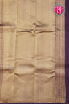 Half Pure kanchipuram Silk Saree-Olive Green And Purple-PA68718