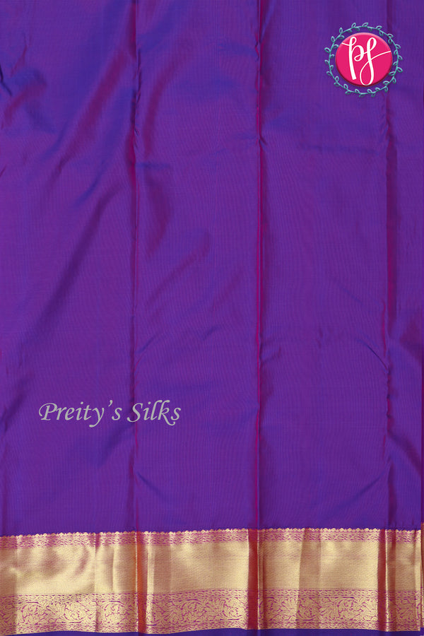 Semi Kanchipuram Silk Saree-PF77114