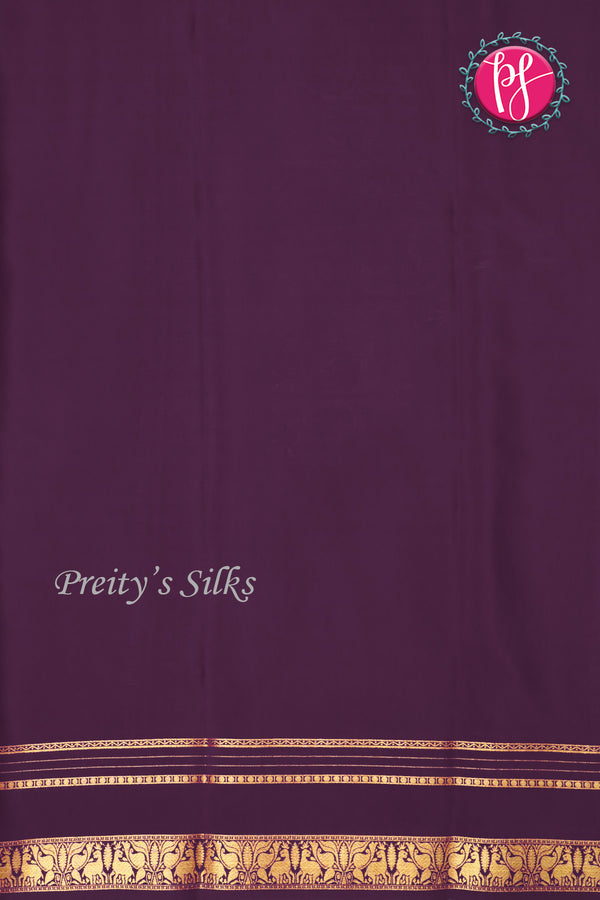 Pure Mysore Crepe Silk Saree -PF77418