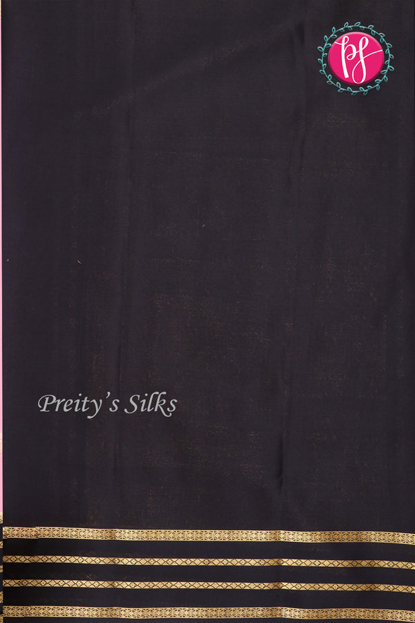 Pure Mysore Crepe Silk Saree -PF77405