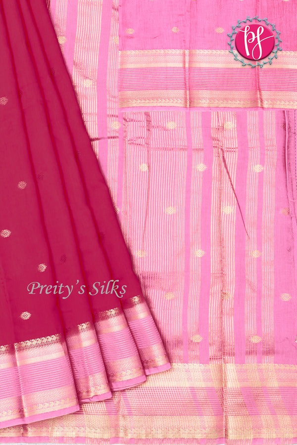 Butter Cotton Silk Saree- PF76271