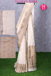 Dhupion Tussar Silk Saree-PF76154