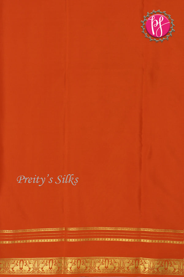 Pure Mysore Crepe Silk Saree -PF77414