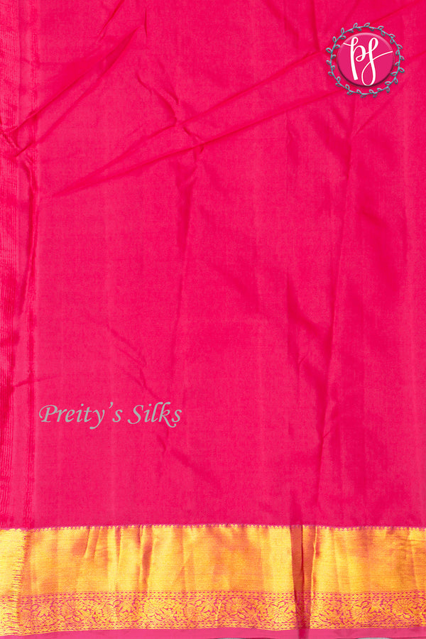 Semi Kanchipuram Silk Saree-PF77109