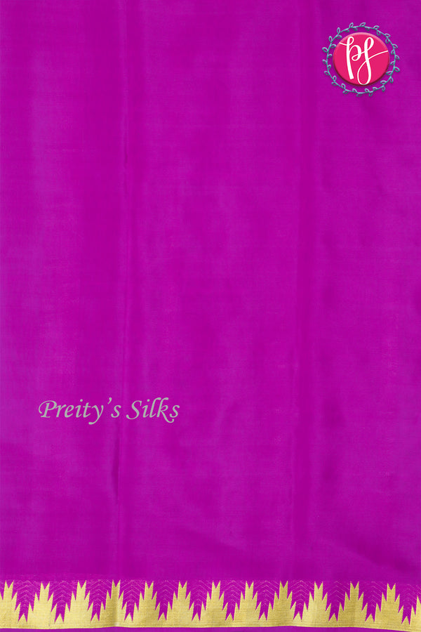 Pure Mysore Crepe Silk Saree -PF77454