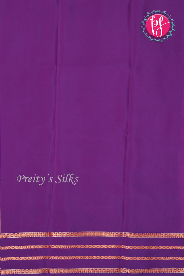 Pure Mysore Crepe Silk Saree -PF77403