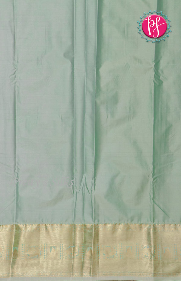 Half Pure Kanchipuram Silk Saree-PF60513