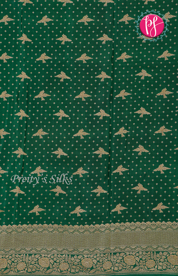 Pure Kaddi Banarasi Crepe Silk Saree -PF25825