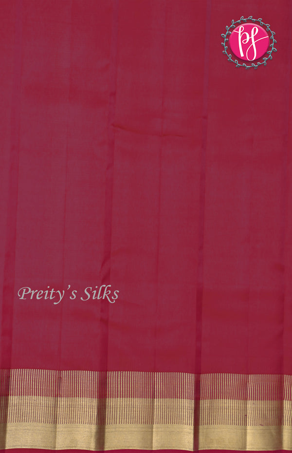 Half Pure Kanchipuram Silk Saree-PF68663