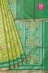 Semi Tussar Silk with Patola design Saree -PF71150