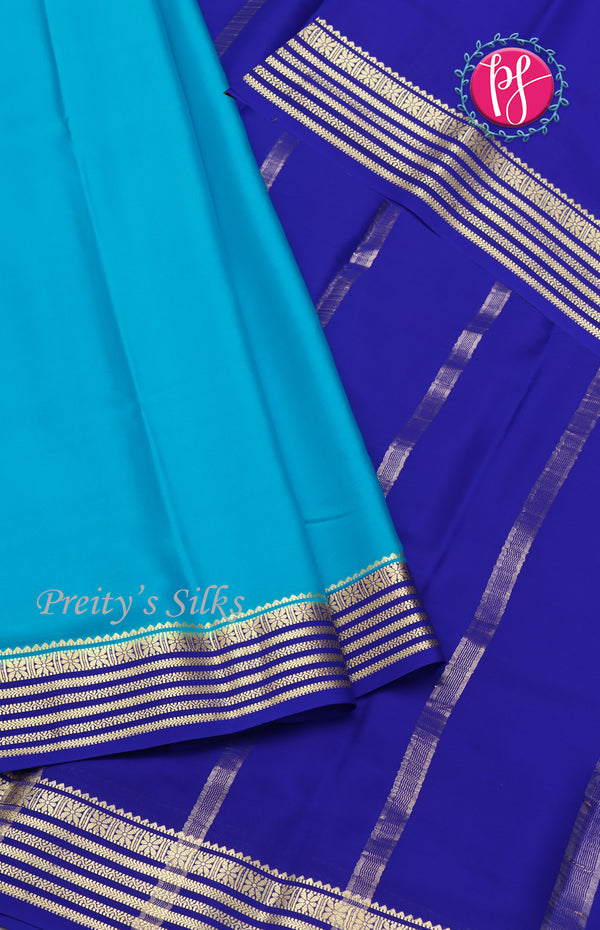 Pure Mysore Crepe Silk saree-PF64323