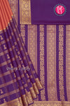 Pure Mysore Crepe Silk Saree WITH JUMKA MOFFITS