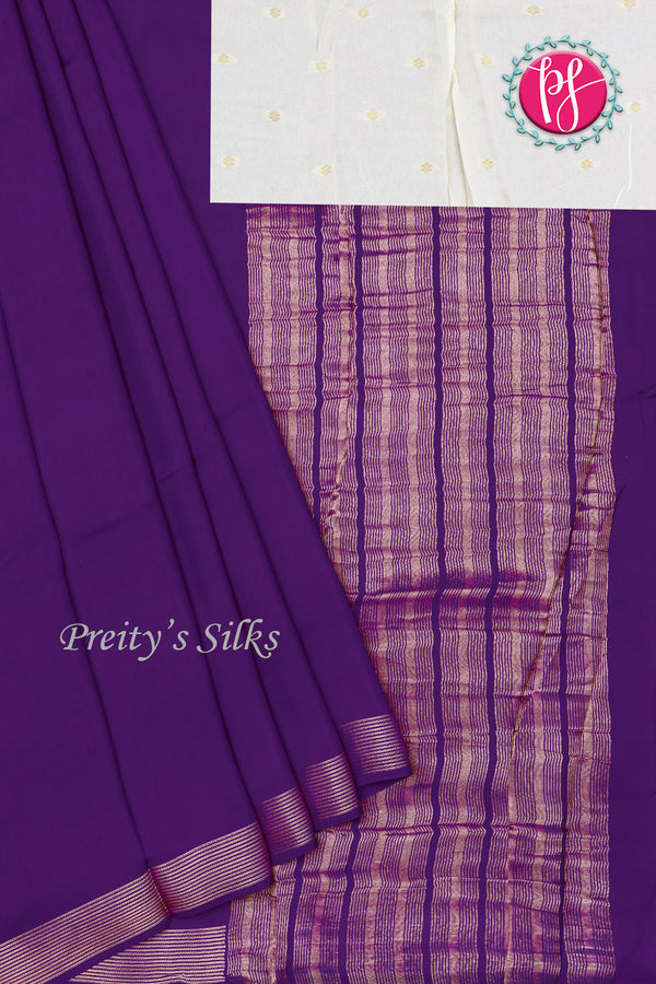 Semi Crepe Silk Saree-PF68011