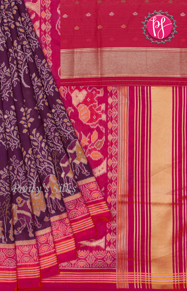 Semi Patola Soft Silk Saree