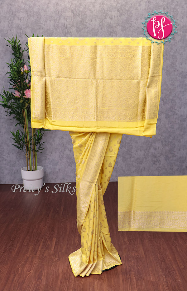 Semi Banarasi Georgette Silk Saree -PF67738