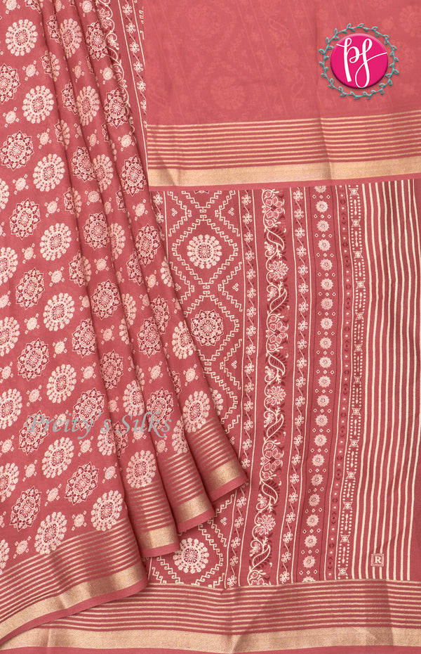 Semi Georgette Silk Saree-PF70854