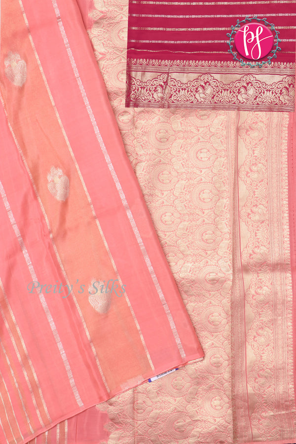 Semi Tissue Crepe Silk Saree - PF70187