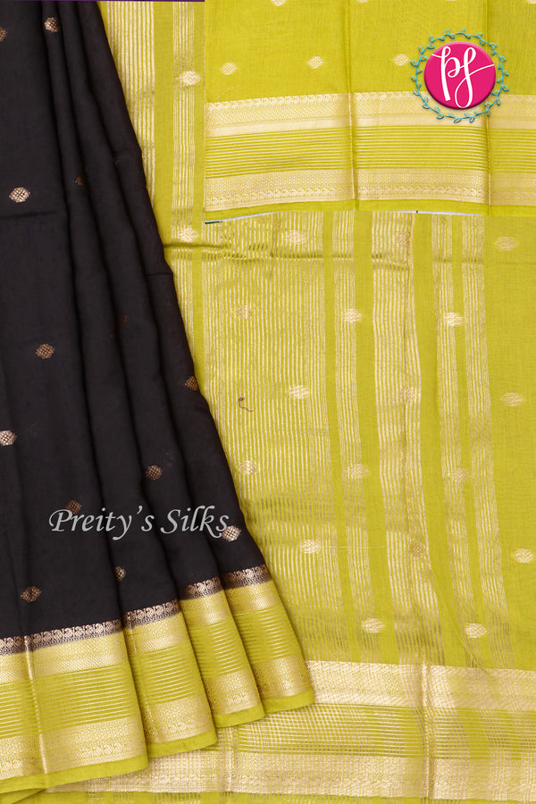 Butter Cotton Silk Saree- PF76271