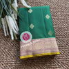 Pure Kanchipuram Silk-Bottle green with Magenta-PF00895