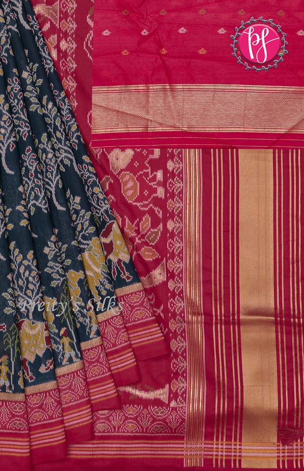 Semi Patola Soft Silk Saree