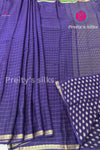 Semi Crepe Georgette Silk Saree