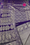 Semi Mysore Crepe Silk Saree- Brocade Design