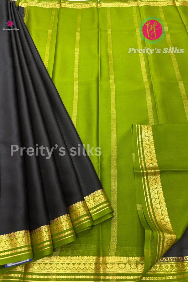 Pure Mysore Crepe Silk Saree