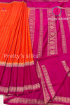 Semi Wrinkle Crepe Silk Saree