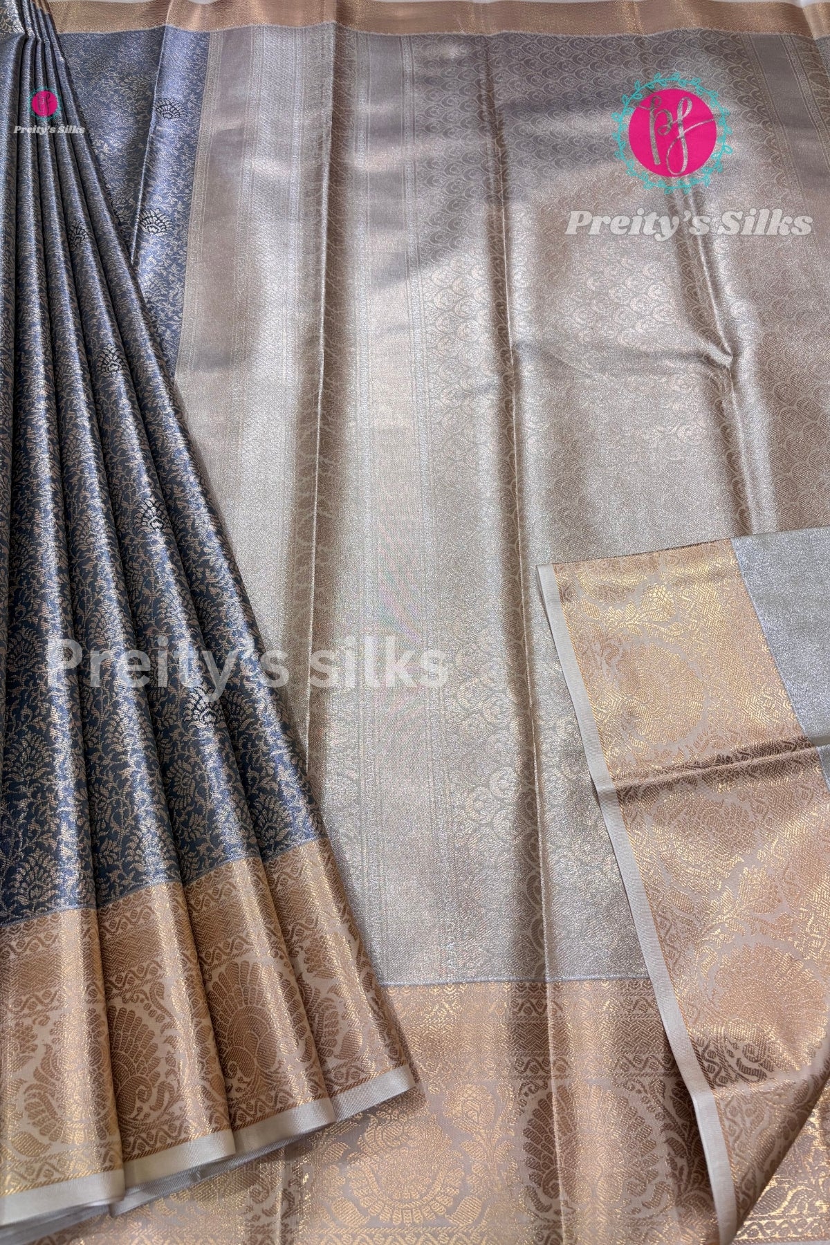 Semi Tissue Kanchipuram Silk Saree