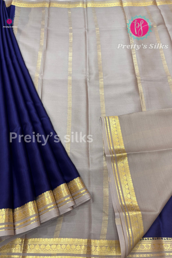Pure Mysore Crepe Silk Saree