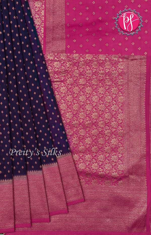 Semi Banarasi Georgette Silk Saree-PF72171
