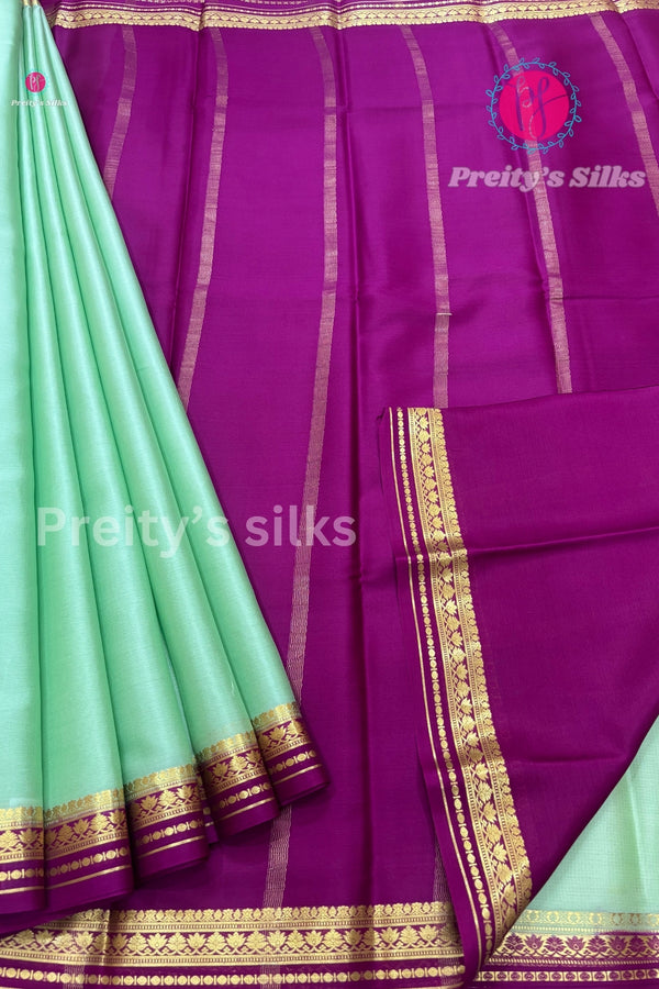 Pure Mysore Crepe Silk Saree