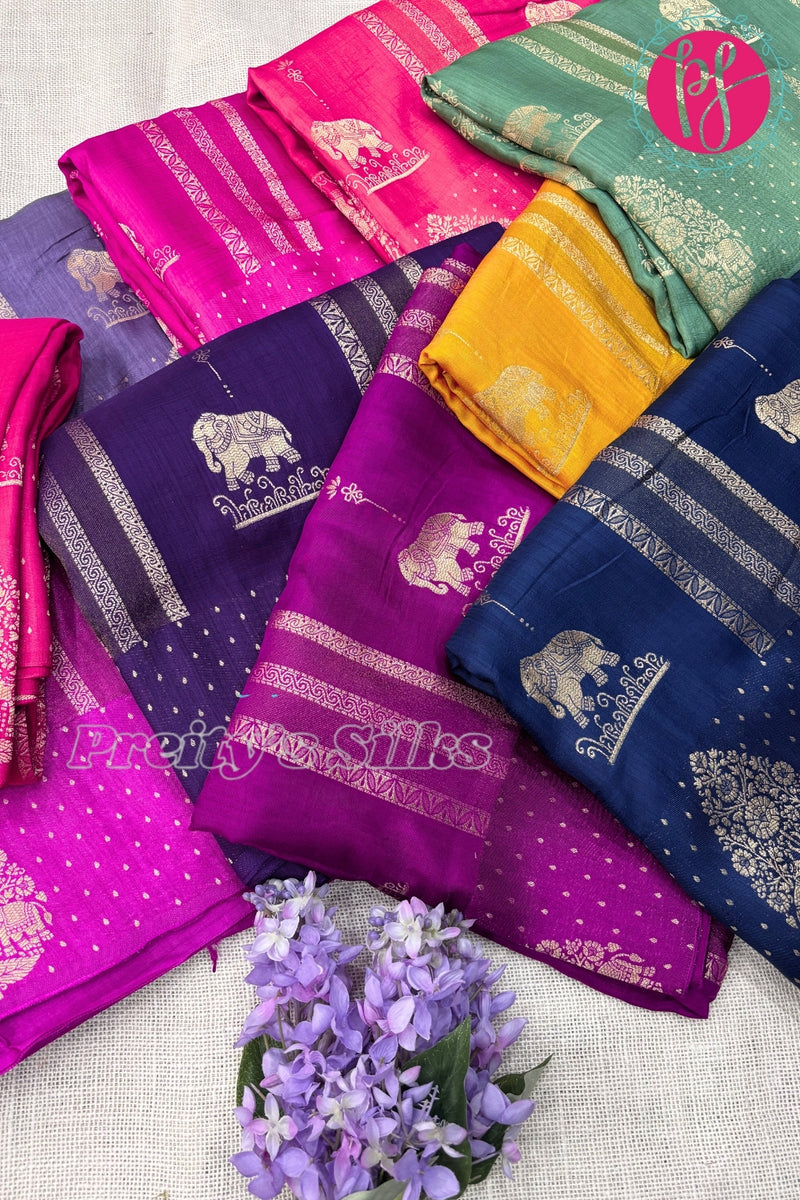 Munga Crepe Silk Saree - PF68313