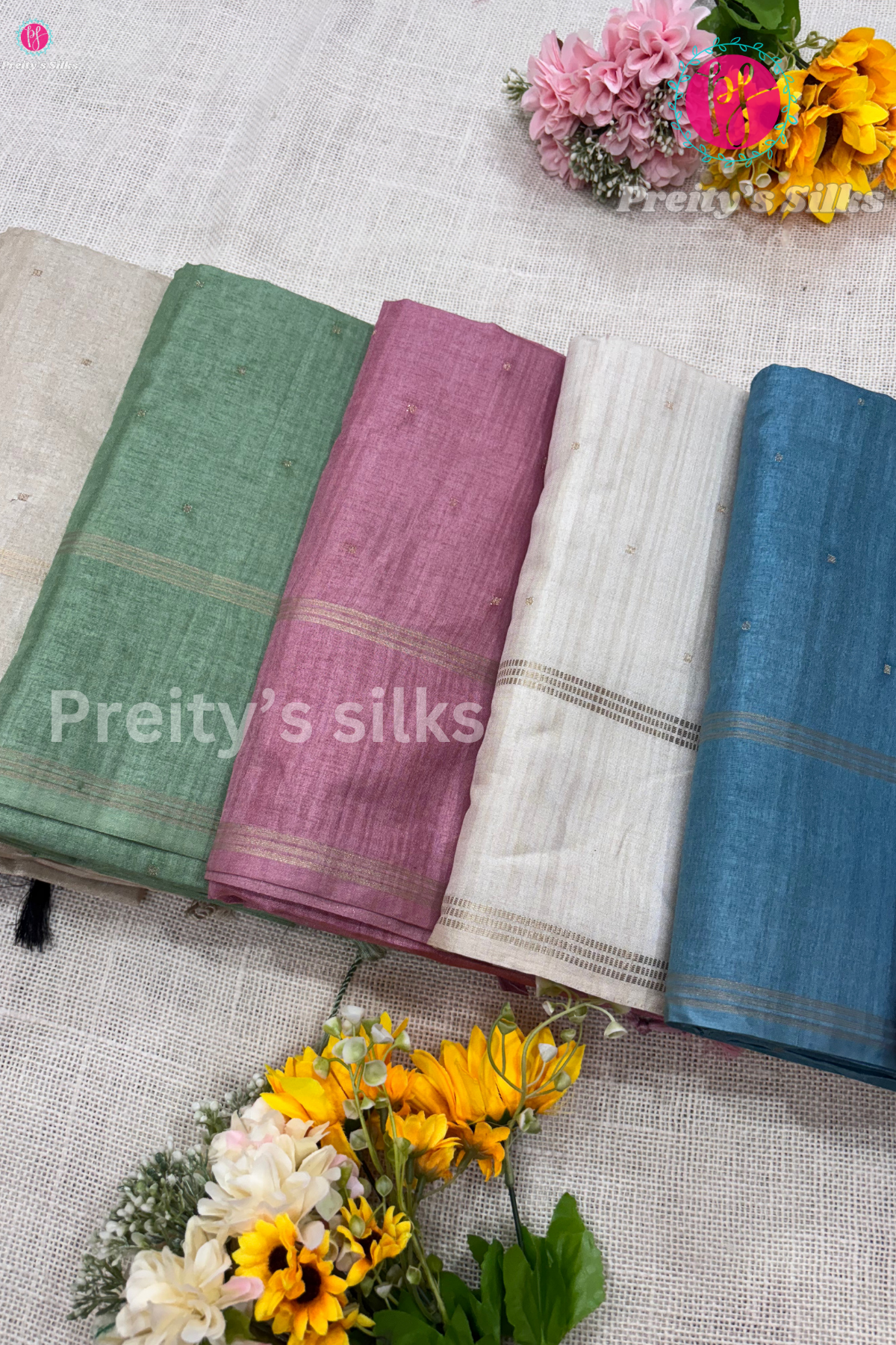 Tussar Semi Silk Saree