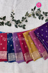 Semi Wrinkle Crepe Silk Saree-PF85636
