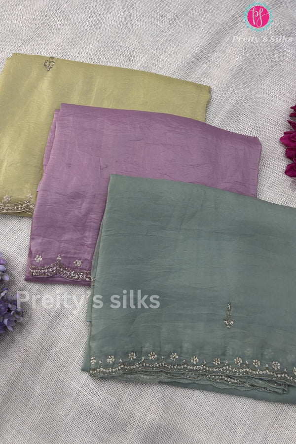 Organza Silk Saree-PF09635