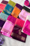 Semi Crepe Silk Saree - PF69415