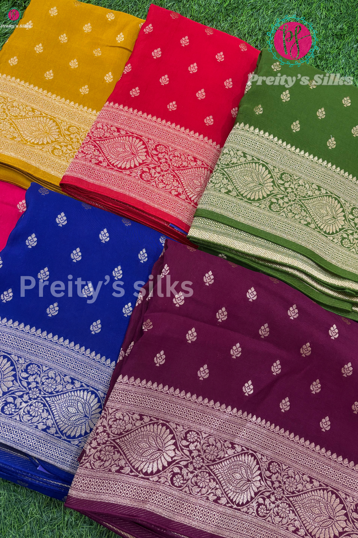 Semi  Banarasi  Silk Saree