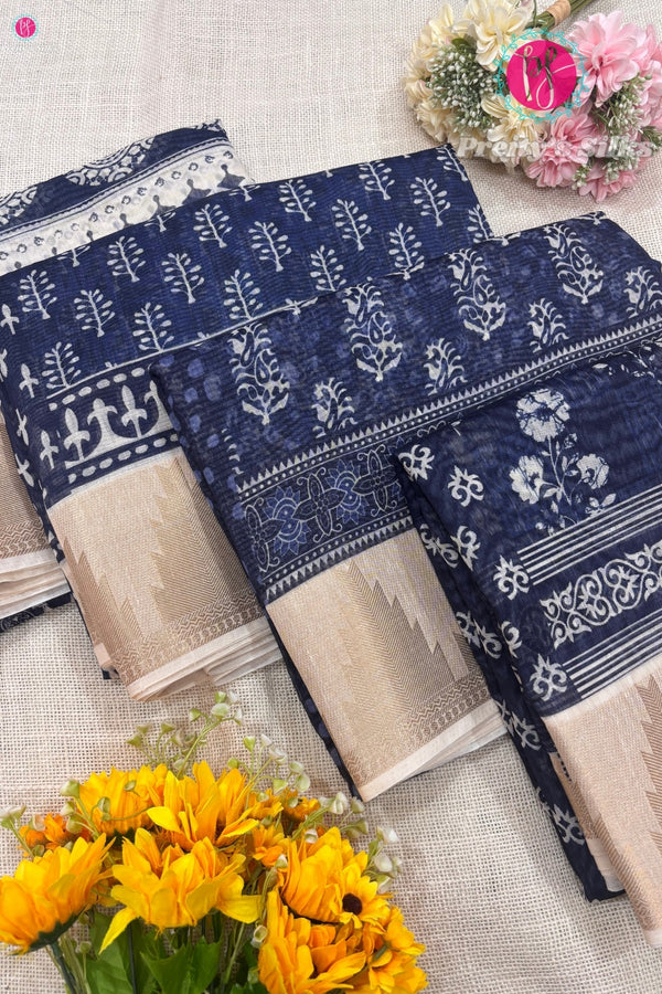 Cotton Blend Saree