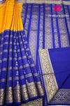 Pure Mysore Crepe Silk Saree WITH JUMKA MOFFITS