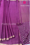 Semi Crepe Georgette Silk Saree