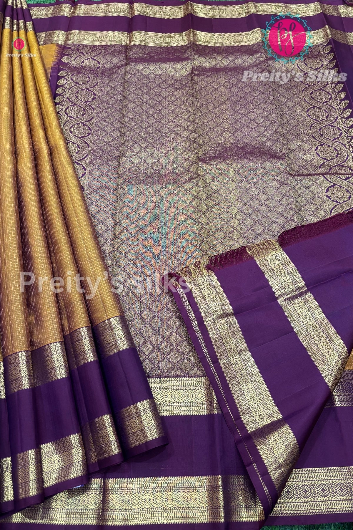 Pure Handloom Kanjeevaram Silk Saree