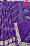 (Pre-Booking) Semi Wrinkle Crepe Silk Saree-PF67809